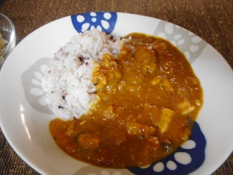 塩豚と玉ねぎの醤油麹カレー